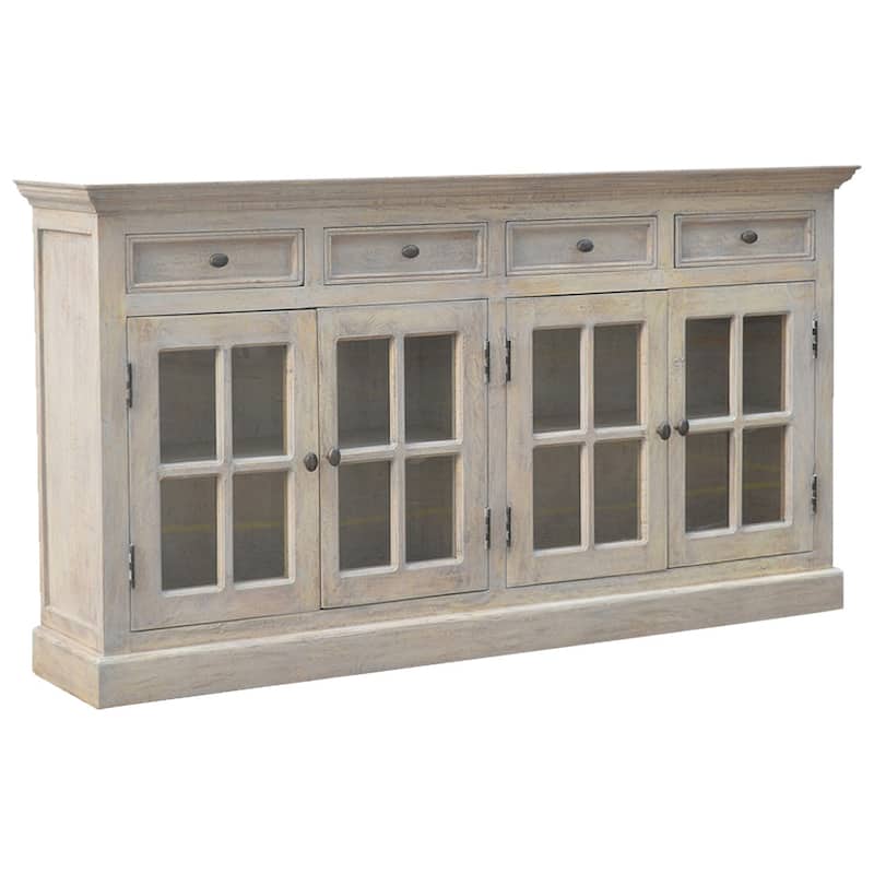 Stone Acid Wash Glazed Sideboard