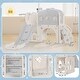 preview thumbnail 12 of 10, Toddler Slide, 8 in 1 Kids Slide, Baby Slide Toddler Playground, Indoor Outdoor Playset for Toddlers Age 1-3