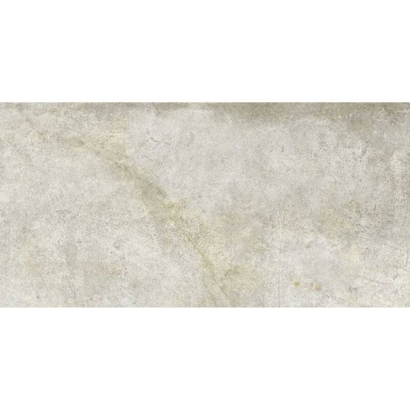 The Wilds 12x24 Matte Stone Look Porcelain Tile - Floor & Wall - Large Format - 4 x 4 Sample - Bone