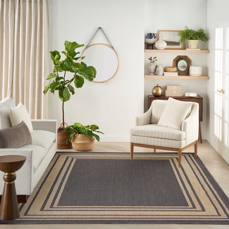 Nourison Horizon Indoor/Outdoor Geometric Area Rug