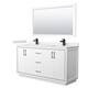Option White, Black Trim, White Quartz Top