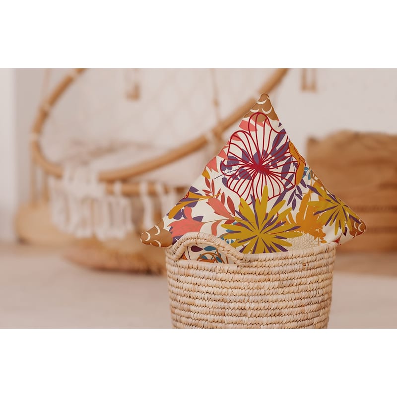 Jumble Floral Accent Pillow