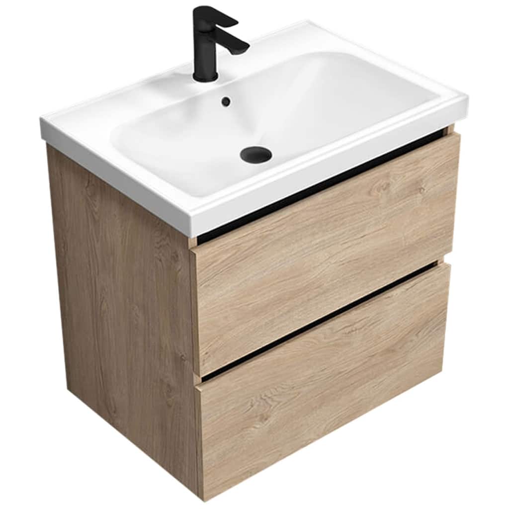 Nameeks Sky-2618-W Sky 26" Wall Mounted Single Basin Vanity Set with