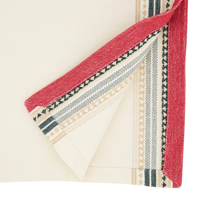Merry Pines Dobby Table Runner - 13"x72"