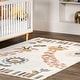 preview thumbnail 1 of 7, Nuloom Avianna Giraffe Kids Fringe Area Rug 3' x 5'