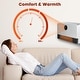 preview thumbnail 6 of 6, 1500W Stand/Wall Mounted Electric Space Heater with WIFI Remote