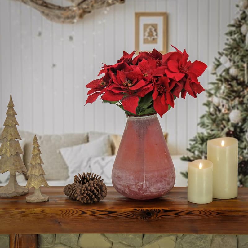 National Tree Company 13 in. HGTV Home CollectionLarge Colored Buried Vase - 13 in