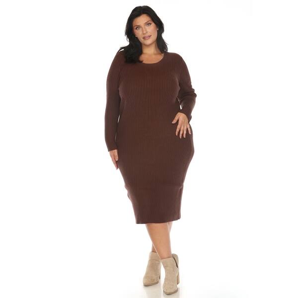 green emerald velvet dress Plus Size Sweetheart Neck Long Sleeve Ribbed Dress Matcha Green / 3XL main image 1