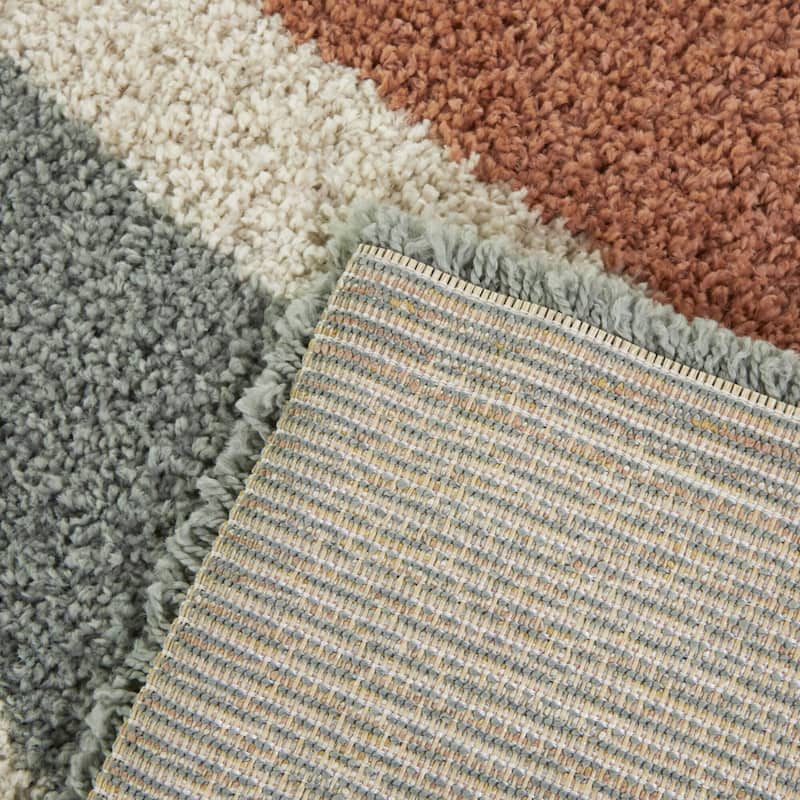 Helia Rainbow Sunrise Shag Area Rug