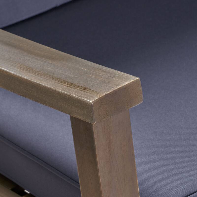 Candel Outdoor Acacia Wood Rocking Chair by Christopher Knight Home