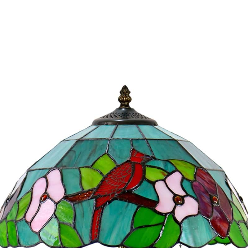 Benezia Birds Tiffany Table Lamp