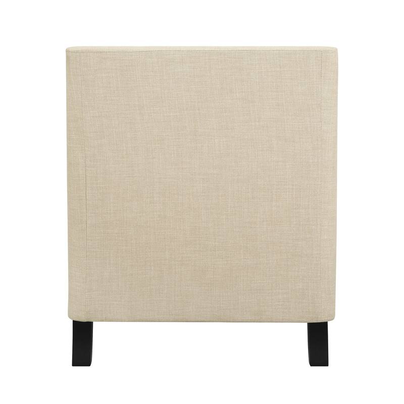 Erica Accent Armchair with Chrome Nailhead Trim