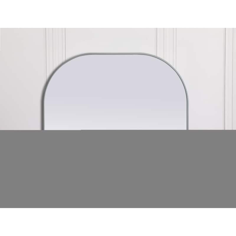 Elegant Lighting MR1B3624 Blaire 36" W x 24" H Modern Arched Bathroom