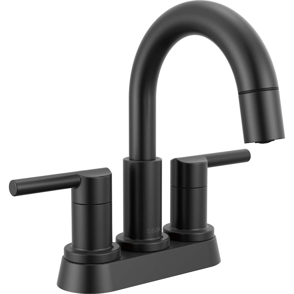 Delta 25749LF-PD Nicoli 1.2 GPM Centerset Bathroom Faucet with Pull