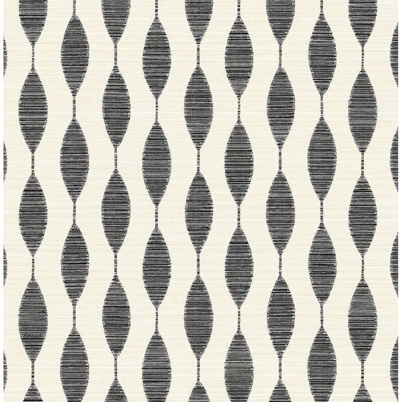 Stacy Garcia Home Ditto Peel and Stick Wallpaper - 20.5 in. W x 18 ft. L - Eclipse & Linen