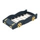 preview thumbnail 12 of 26, Twin Size Race Car-Shaped Platform Bed with Wheels and Storage