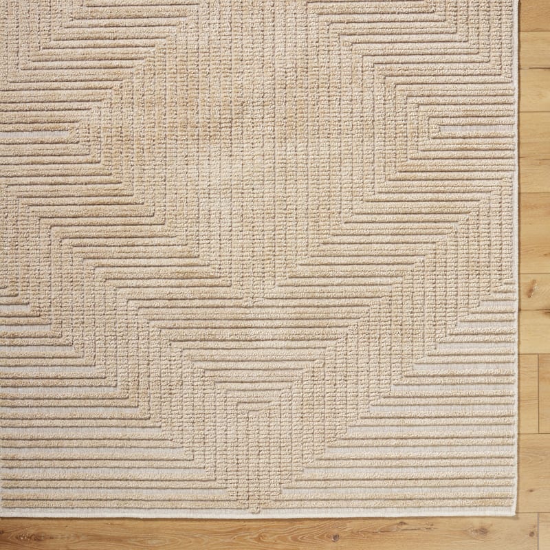 Livabliss Bohemian & Eclectic Lyna Diamond Washable Area Rug