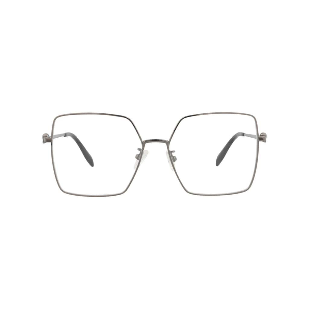 Alexander McQueen Square-Frame Metal Optical Frames