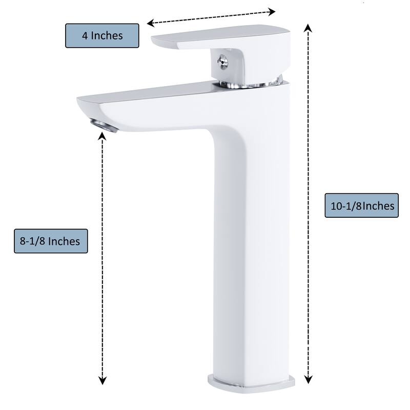 Dowell 8001/022 Series Single Handle Vessel Bathroom Faucet