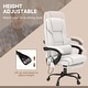 preview thumbnail 4 of 63, Vinsetto Office Desk Chair Recliner, Height Adjustable Movable Lumbar Support with 6-Point Vibrating Massage