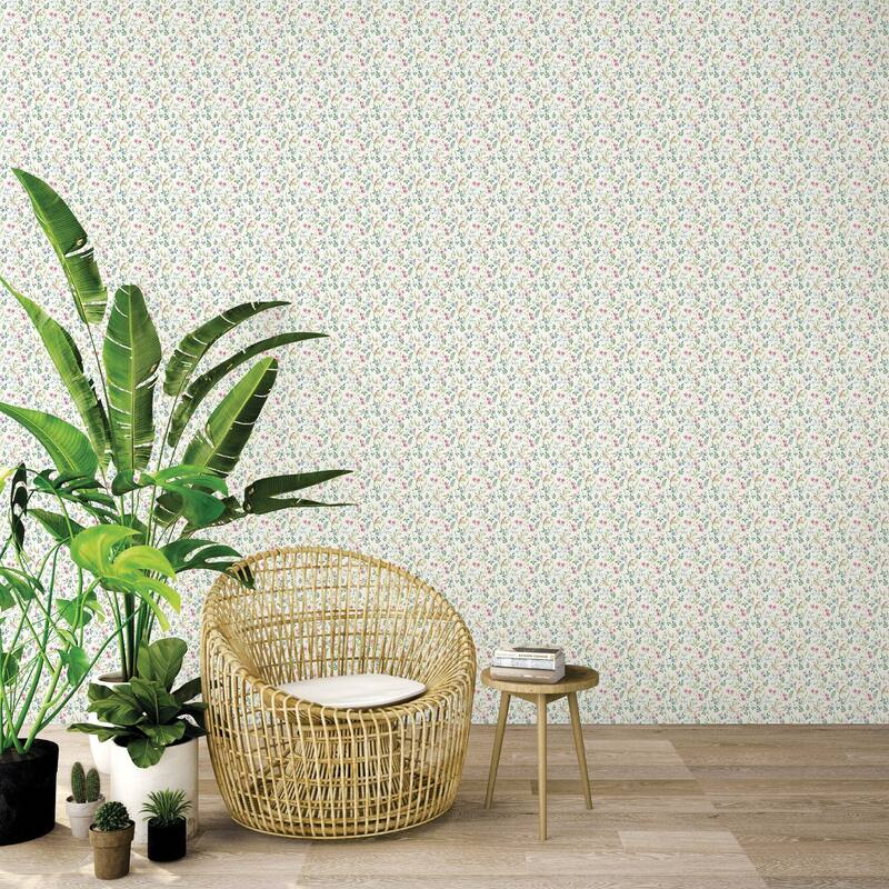 Galerie Wallcoverings Miniatures 3 Collection Garden Bird Matte Finish Vinyl on Non-woven Wallpaper Roll