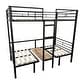 preview thumbnail 9 of 7, Full Size Loft Bed with Table Set Transformable to Full over Full Bunk Bed