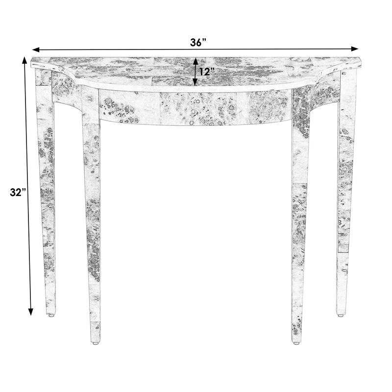 Chester Burl 36" Console Table