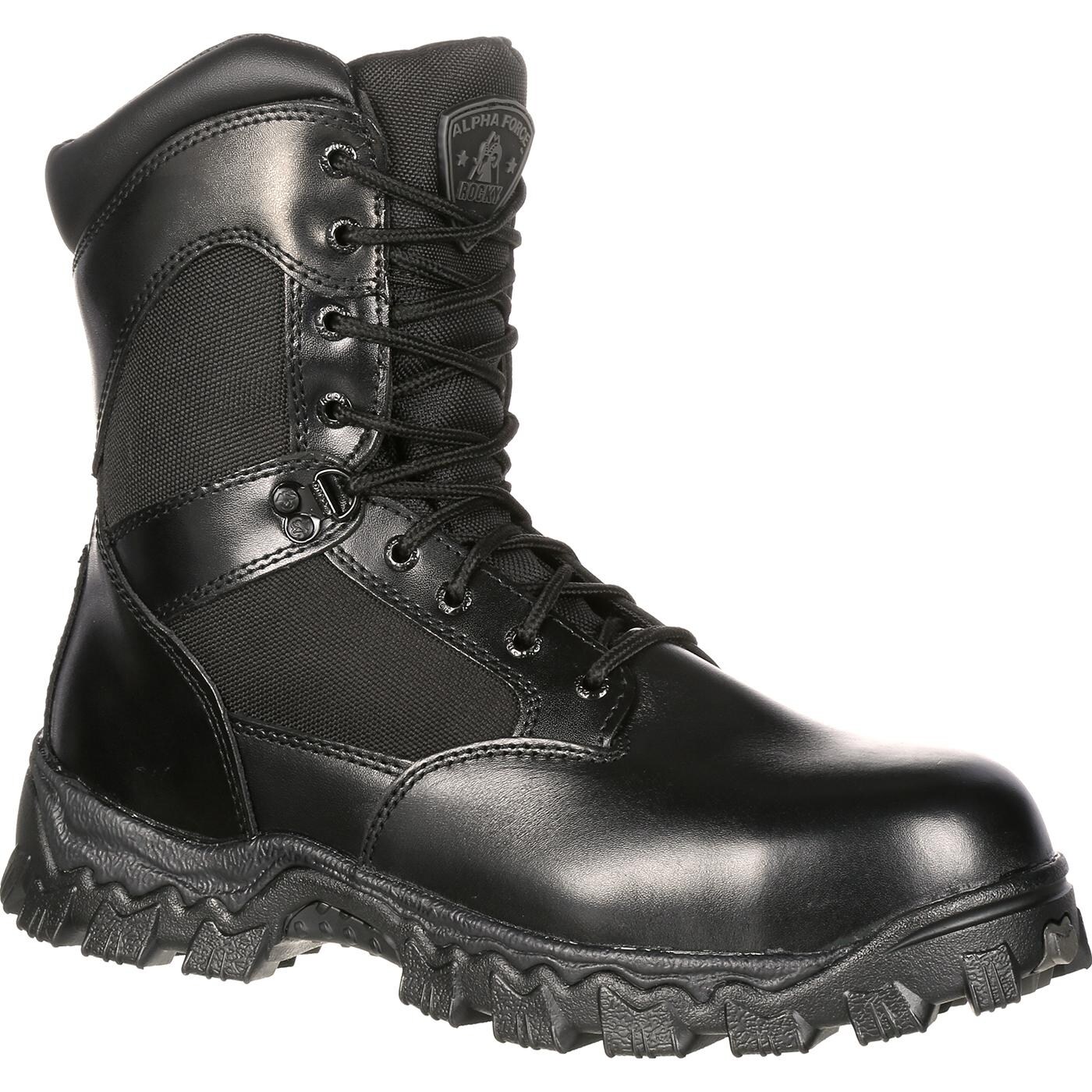 waterproof steel toe zipper boots