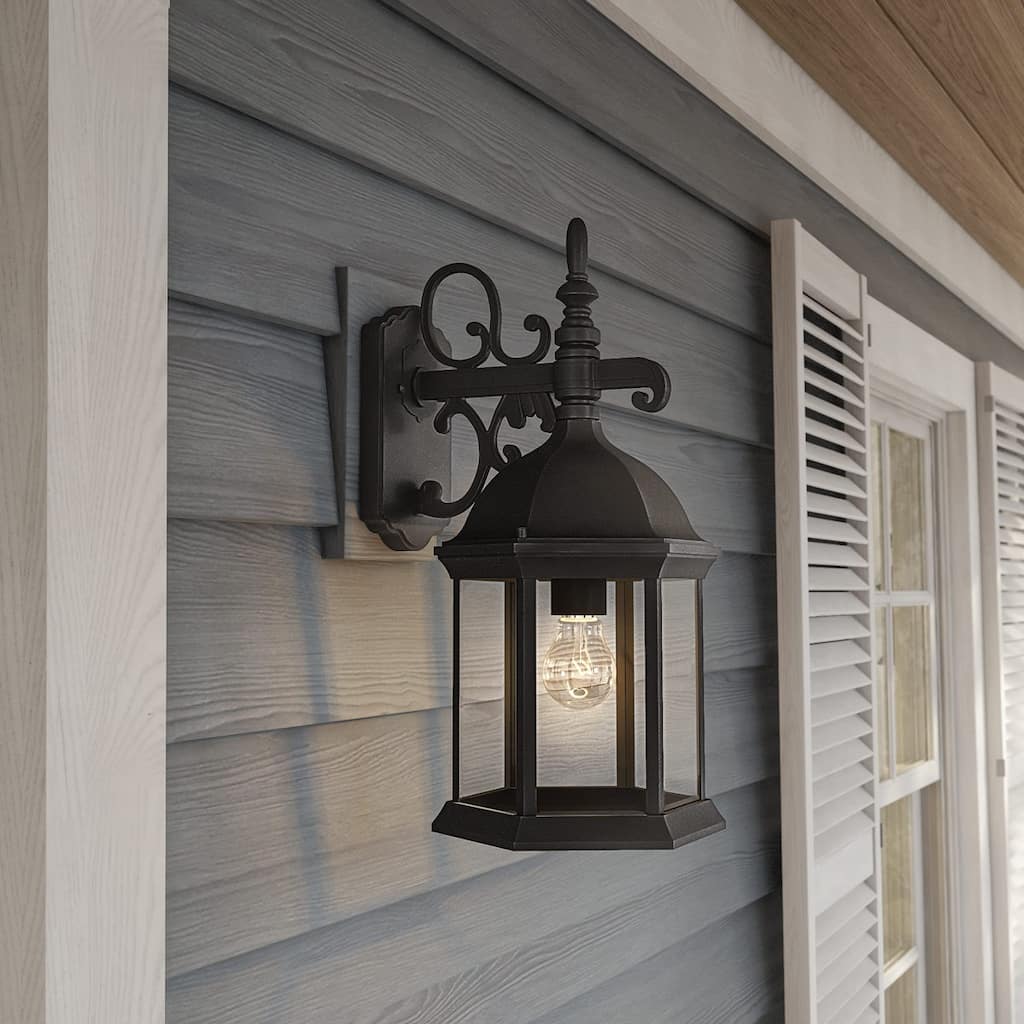 Devonshire 6" Wall Lantern - Black