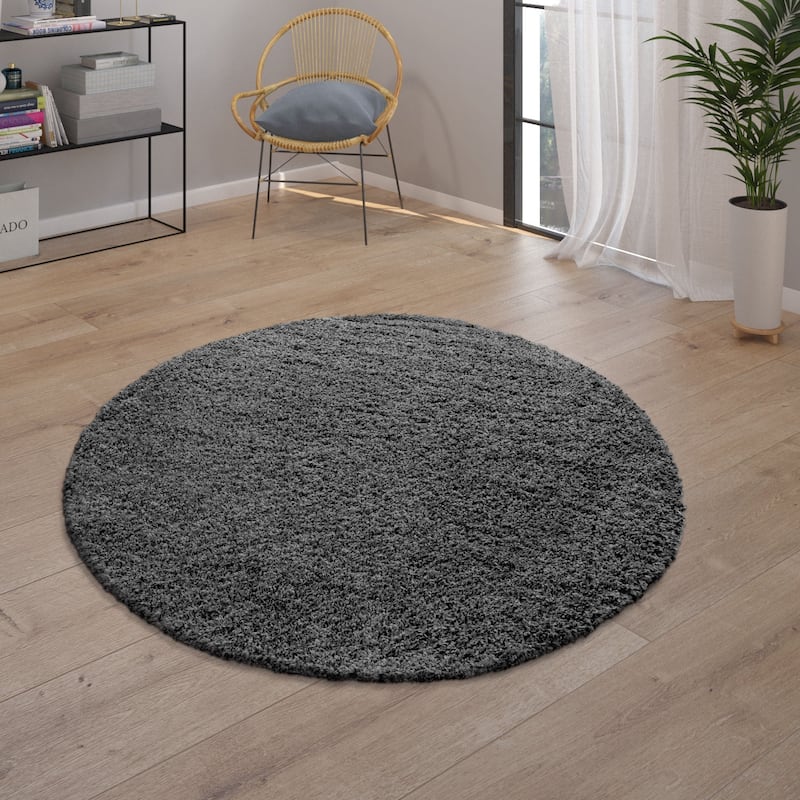 Plain Shag Rug For Living Room or Bedroom in pastell colors