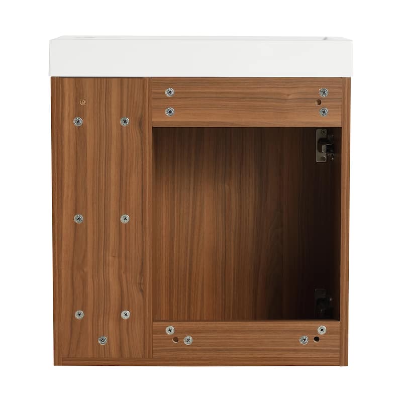 Bathroom Vanity With Sink In 20 Inch, Floating Bathroom Vanity With Soft Close Door