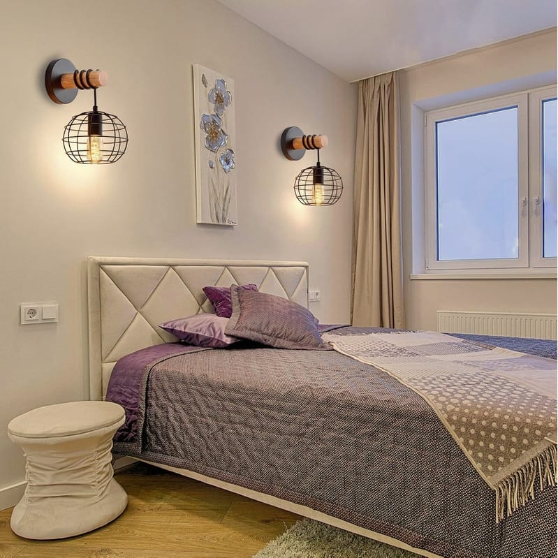 Farmhouse light fixture black wall sconce metal wall lights