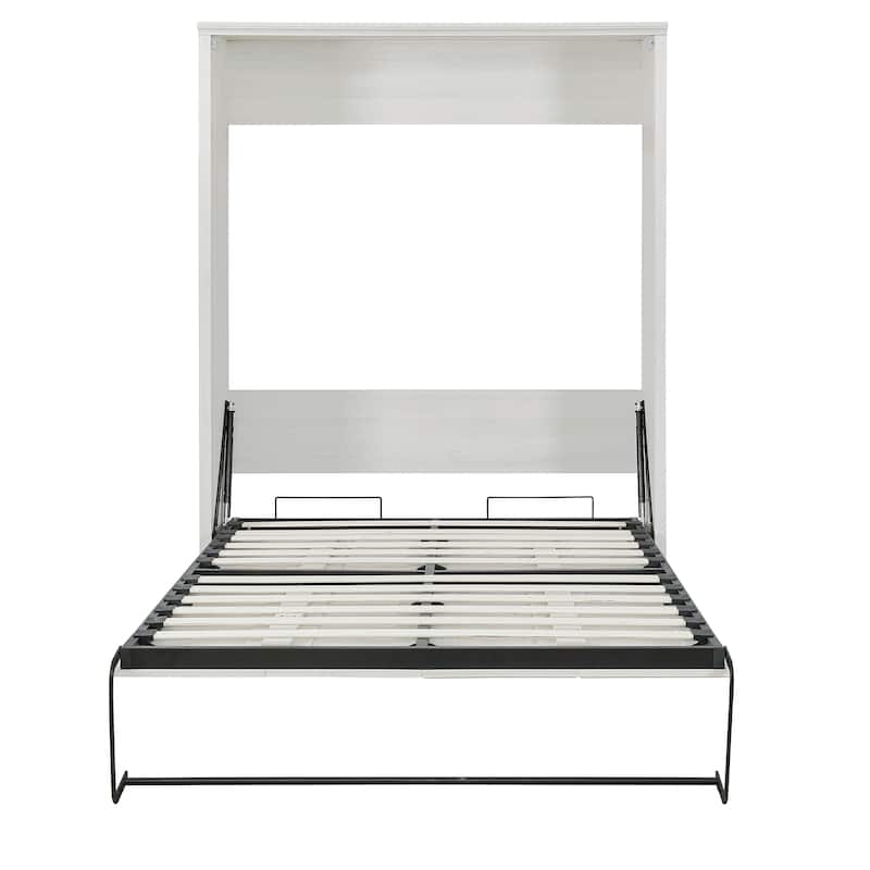 Full/Queen Hidden Murphy Bed Cabinet, Space-Saving Wooden Wall Bed Perfect for Guest Room, for Bed Room, Guest Room, Home Office