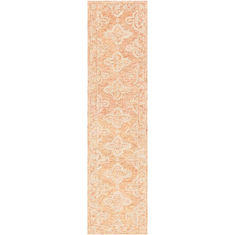 Livabliss Lisbet Handmade Boho Medallion Wool Area Rug