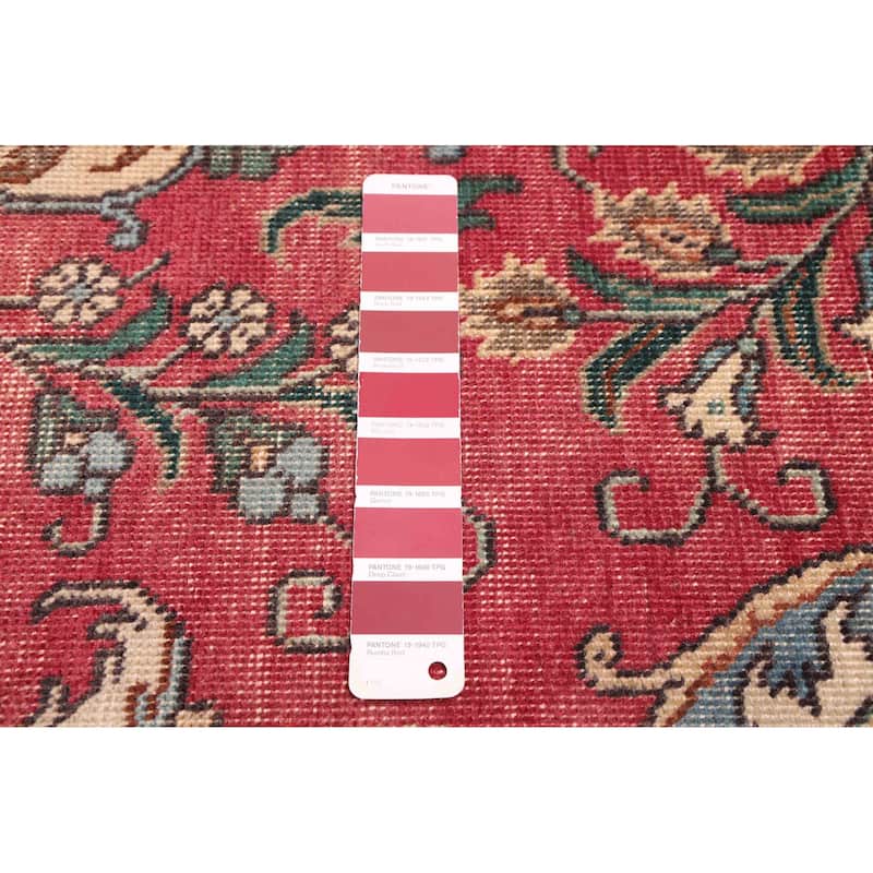 ECARPETGALLERY Hand-knotted Antalya Vintage Red Wool Rug - 5'10 x 9'0