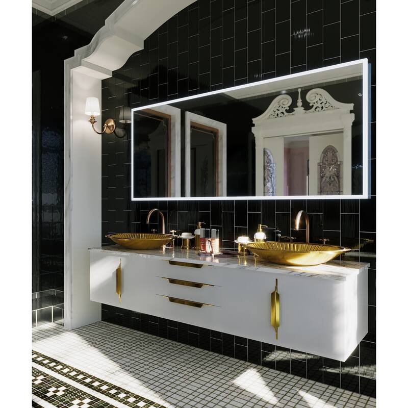 Olive Tempered Glass Oval Vessel Bathroom Sink - 22"