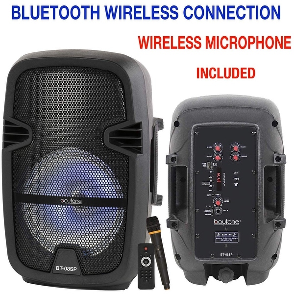 bluetooth pa speaker with microphone