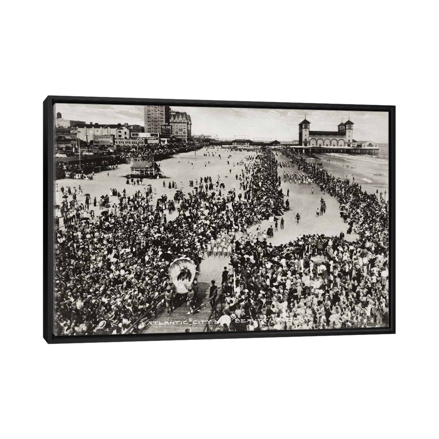 iCanvas ""Atlantic City, NJ"" by Print Collection Framed Canvas Print -  PCA450