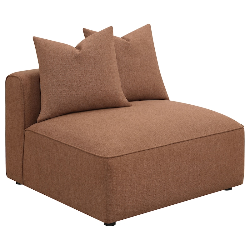 Jennifer Upholstered Tight Back Armless Chair