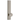 Grandeur Carre Solid Brass Tall Plate Rose Left Handed Privacy Door
