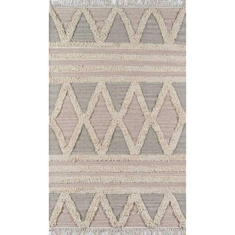 Momeni Harper Hand Woven Wool Area Rug - 2'3" X 7'10" Runner - Beige - Runner