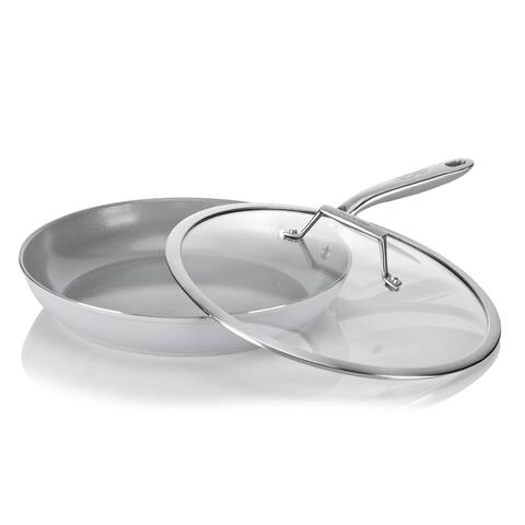 TECHEF CeraTerra - 12 Inch Frying Pan with Cover