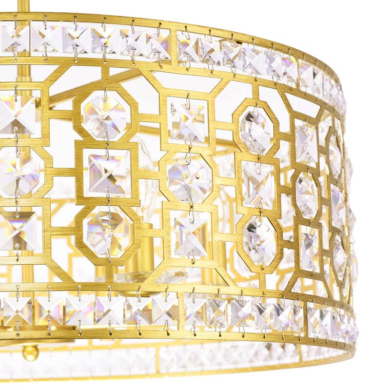 Belinda 6 Light Chandelier With Champagne Finish