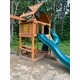 Gorilla Playsets Mountaineer Wooden Swing Set with Tube Slide, Rock Wall, and Sandbox Area 1 of 1 uploaded by a customer
