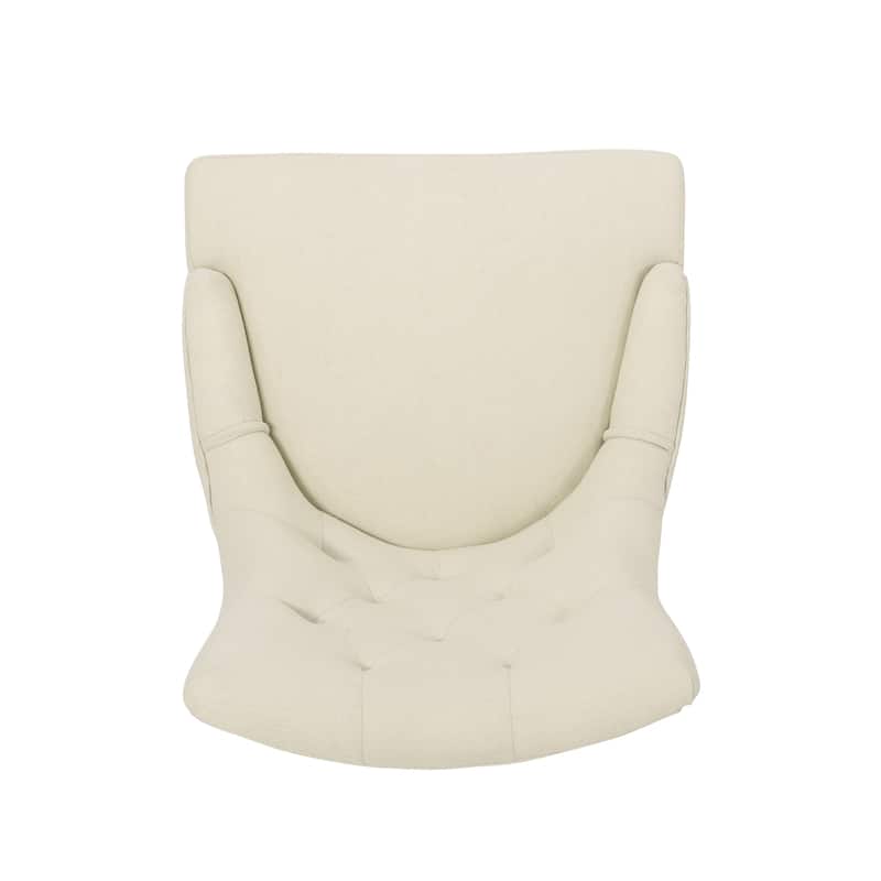 Hayden Modern Tufted Fabric Dining Chairs (Set of 4) by Christopher Knight Home
