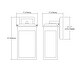 preview thumbnail 2 of 0, Elk Home Newcastle Matte Black With Water Glass 1 Light Wall Sconce