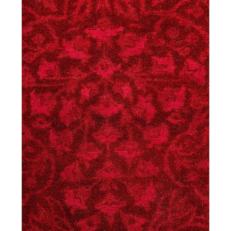 Overdyed One-of-a-Kind Hand-Knotted Area Rug - Purple - 5' 1" x 7' 7"