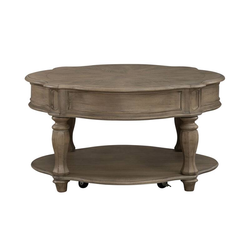 Magnolia Manor Weathered Bisque Optional 3 Piece Cocktail Table Set