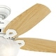 preview thumbnail 5 of 19, Hunter 42" Builder Ceiling Fan with LED Light Kit and Pull Chain