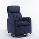 preview thumbnail 28 of 33, Fabric Swivel Gilder Chair With Pocket